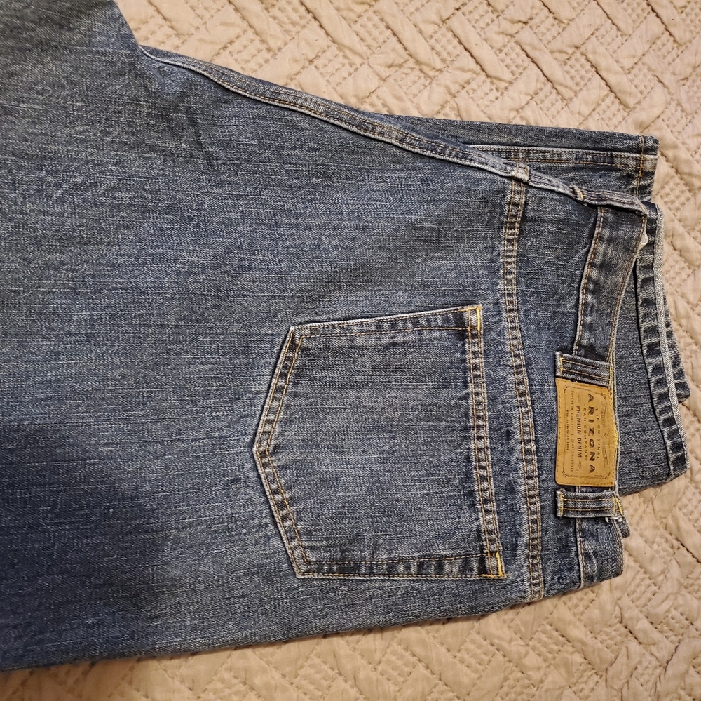 Arizona Relaxed Fit Blue Jeans